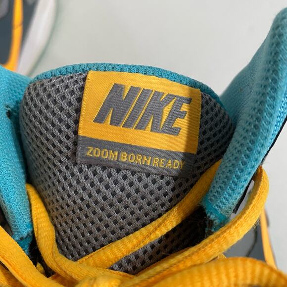 NIKE Zoom Born Ready Basketball Shoes Men’s  Size 13 Sneakers 2013 High Tops - Picture 3 of 12